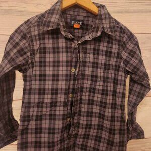 PLACE M 7/8 long sleeve button down dress shirt